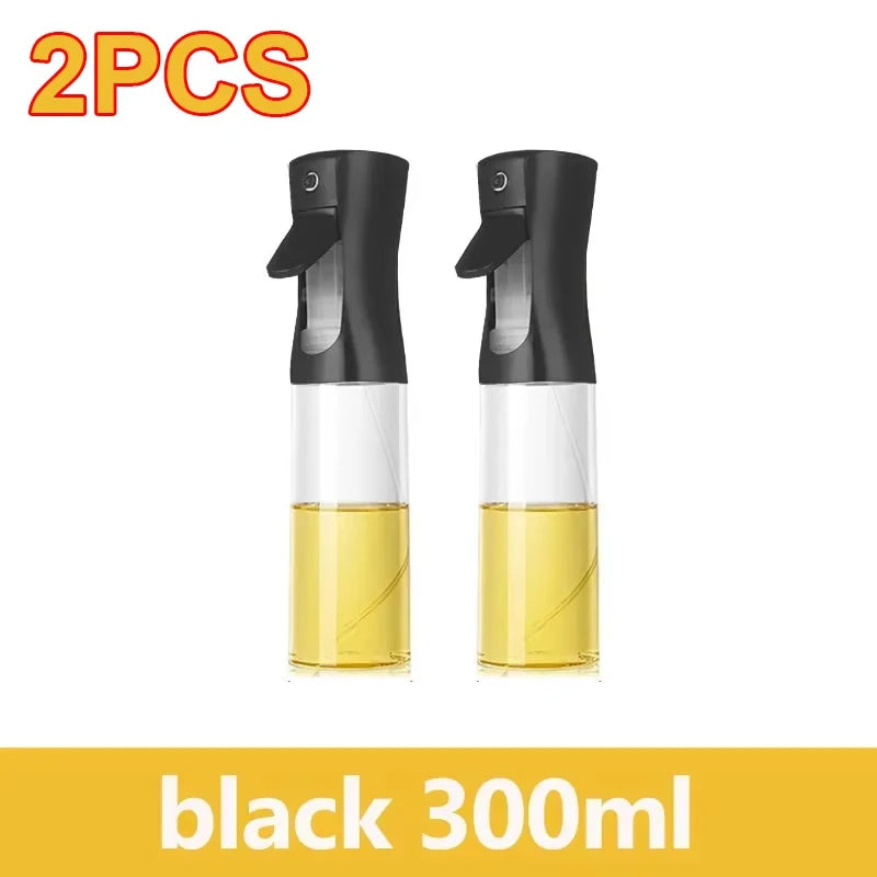 Bouteille de pulvérisation d'huile en plastique, vaporisateur d'huile de cuisine domestique, nébulisation, remplissage de brume, cuisson, distributeur de Camping pour barbecue à double usage, 200/300/500ml