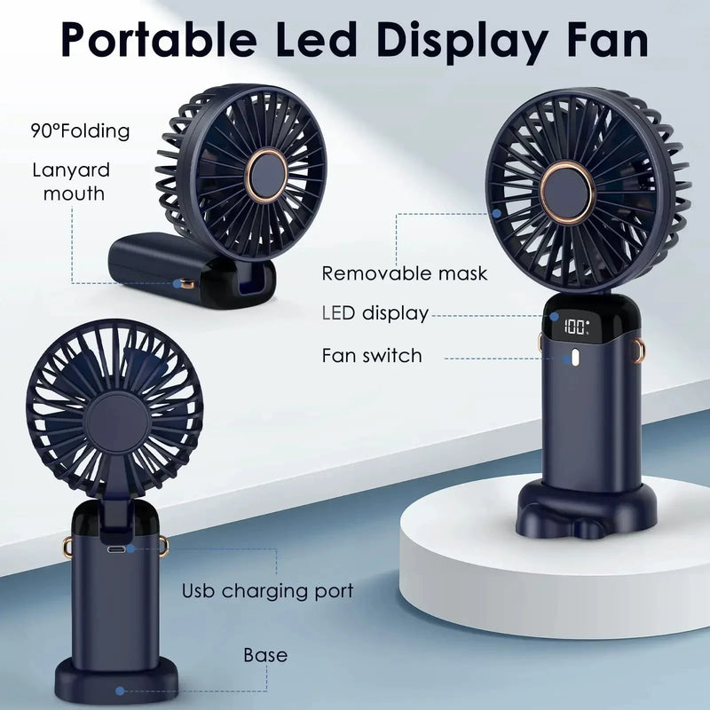 🧊 BreezeTech™ Mini Climatiseur Portable – Fraîcheur Instantanée à Emporter Partout