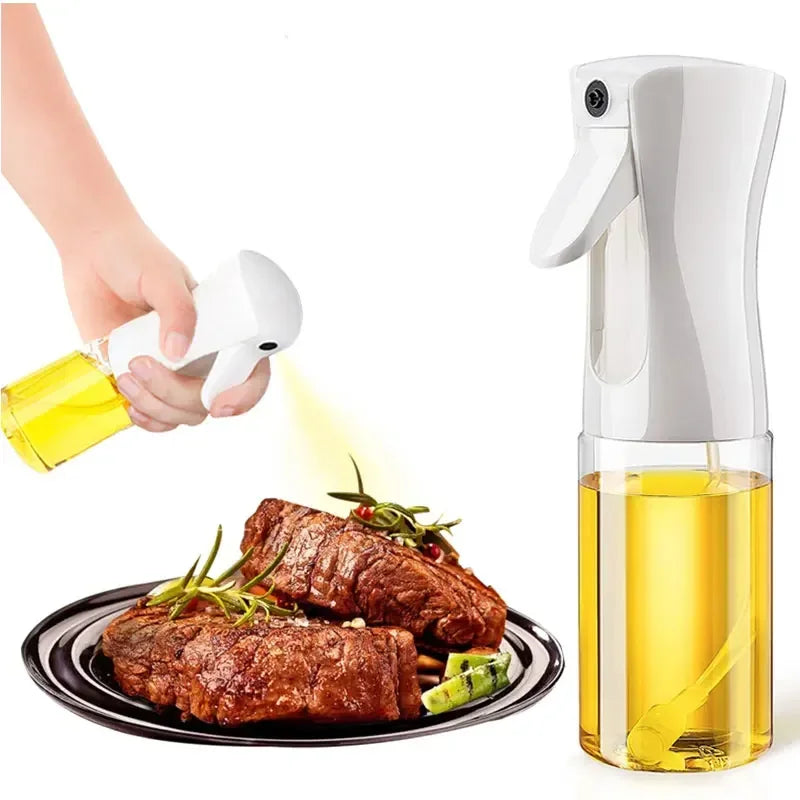 Bouteille de pulvérisation d'huile en plastique, vaporisateur d'huile de cuisine domestique, nébulisation, remplissage de brume, cuisson, distributeur de Camping pour barbecue à double usage, 200/300/500ml