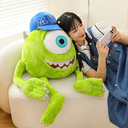 Peluche Mike Wazowski de Disney Monsters University, coussin décoratif pour canapé, décoration de chambre, cadeaux de Noël pour enfants