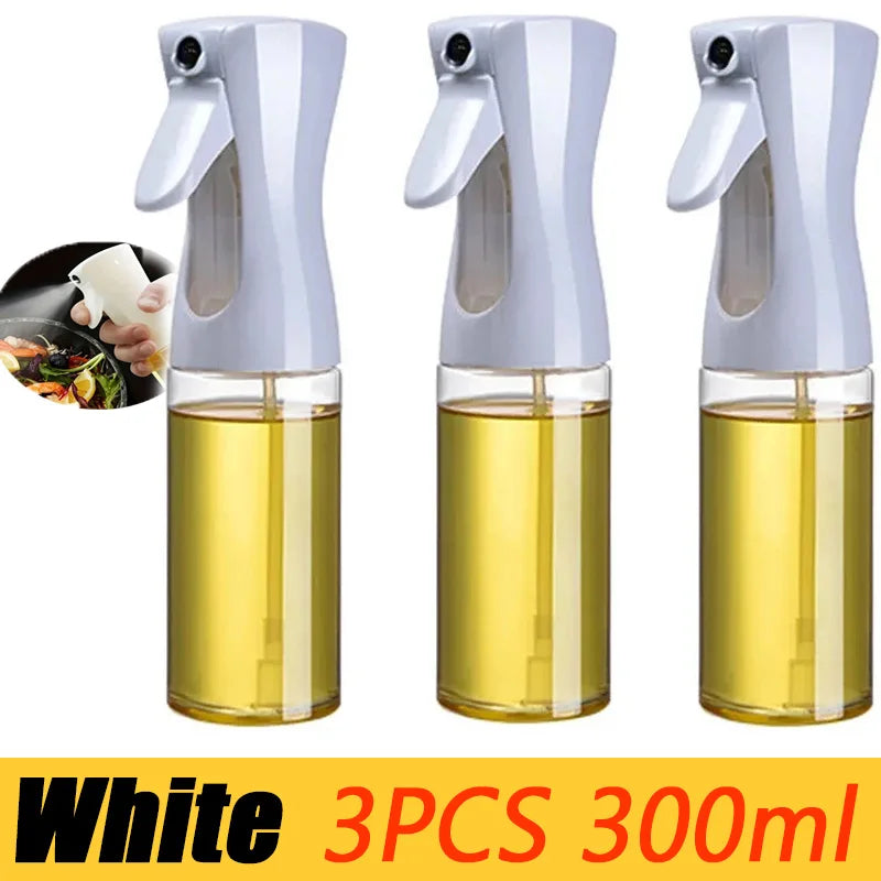 Bouteille de pulvérisation d'huile en plastique, vaporisateur d'huile de cuisine domestique, nébulisation, remplissage de brume, cuisson, distributeur de Camping pour barbecue à double usage, 200/300/500ml