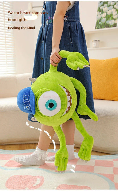 Peluche Mike Wazowski de Disney Monsters University, coussin décoratif pour canapé, décoration de chambre, cadeaux de Noël pour enfants