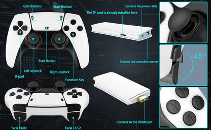 🎮🕹️Console Rétro M15 4K – 30 000 Jeux en 1, Nostalgie & Fun Illimités !