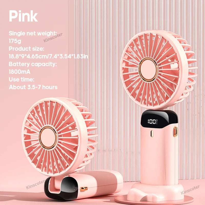 Mini ventilateur portatif USB Mini ventilateur de refroidissement portable Petit ventilateur de chargement Mini ventilateur de chargement silencieux Bureau du dortoir Bureau de l'étudiant Cadeaux longue durée