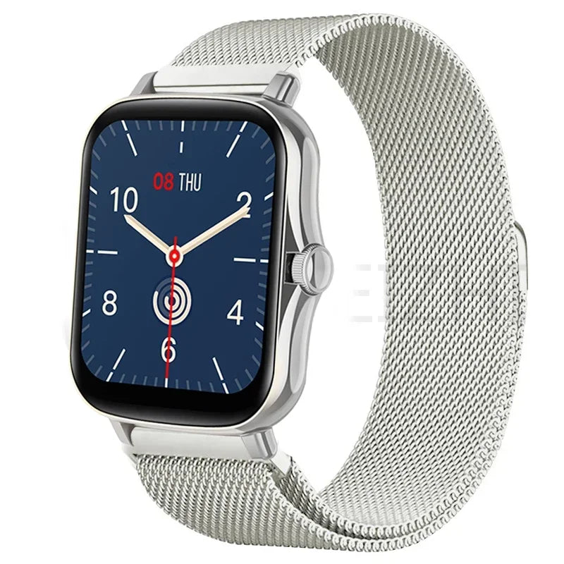 🔗FlexBand Pro™ – Bracelet Magnétique en Acier Inoxydable pour Montres Amazfit | Élégance & Confort au Quotidien