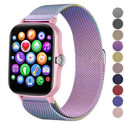 🔗FlexBand Pro™ – Bracelet Magnétique en Acier Inoxydable pour Montres Amazfit | Élégance & Confort au Quotidien