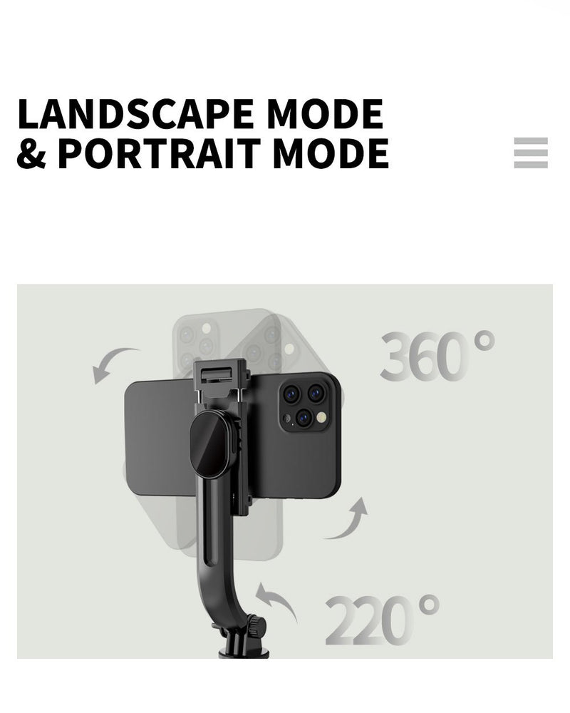 📸 Selfie Stick Trépied 3-en-1 en Alliage d'Aluminium
