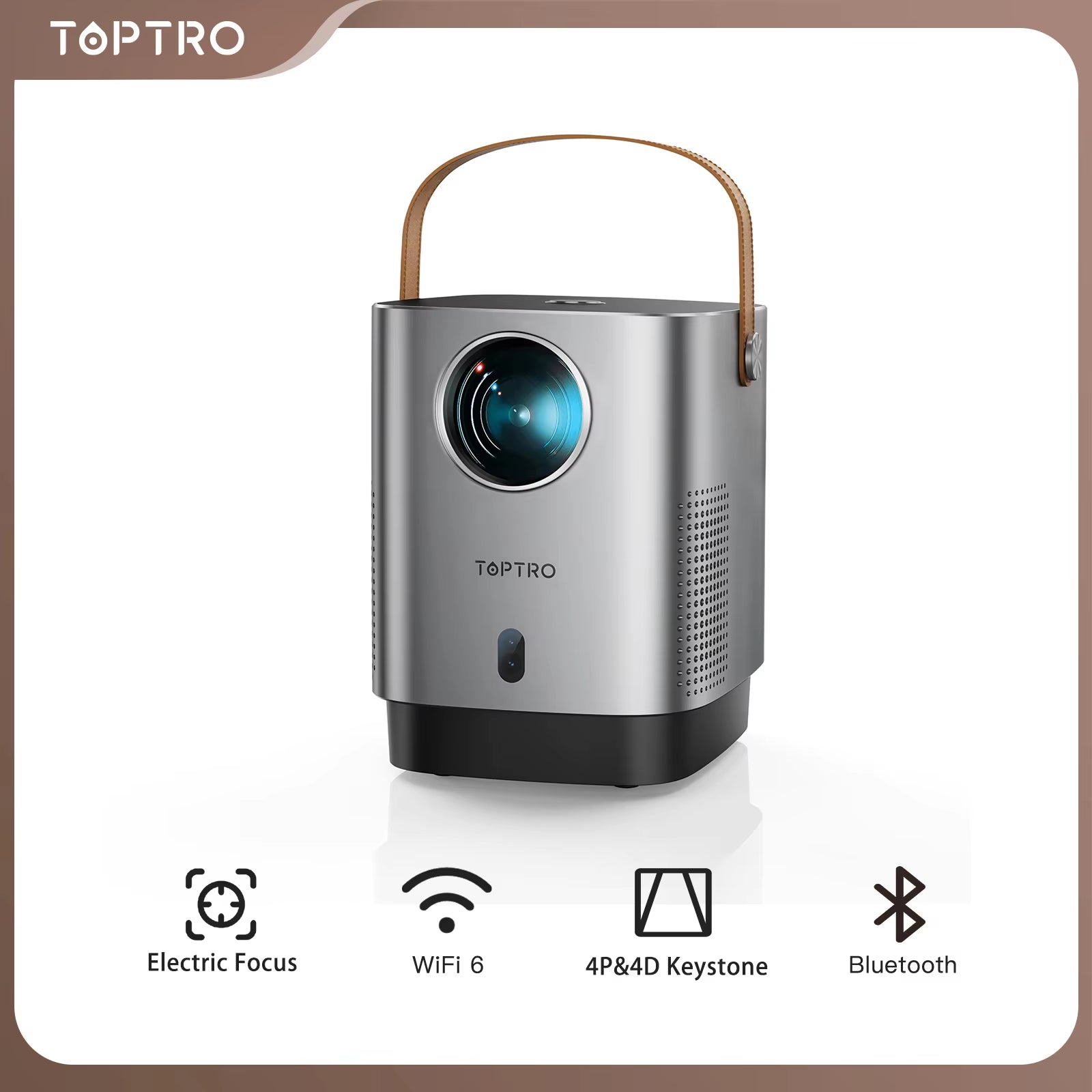 MINI Projector Portable 5G WIFI Bluetooth Projector 18000 Lumens 1080P Supported Home Theater Outdoor Proyector