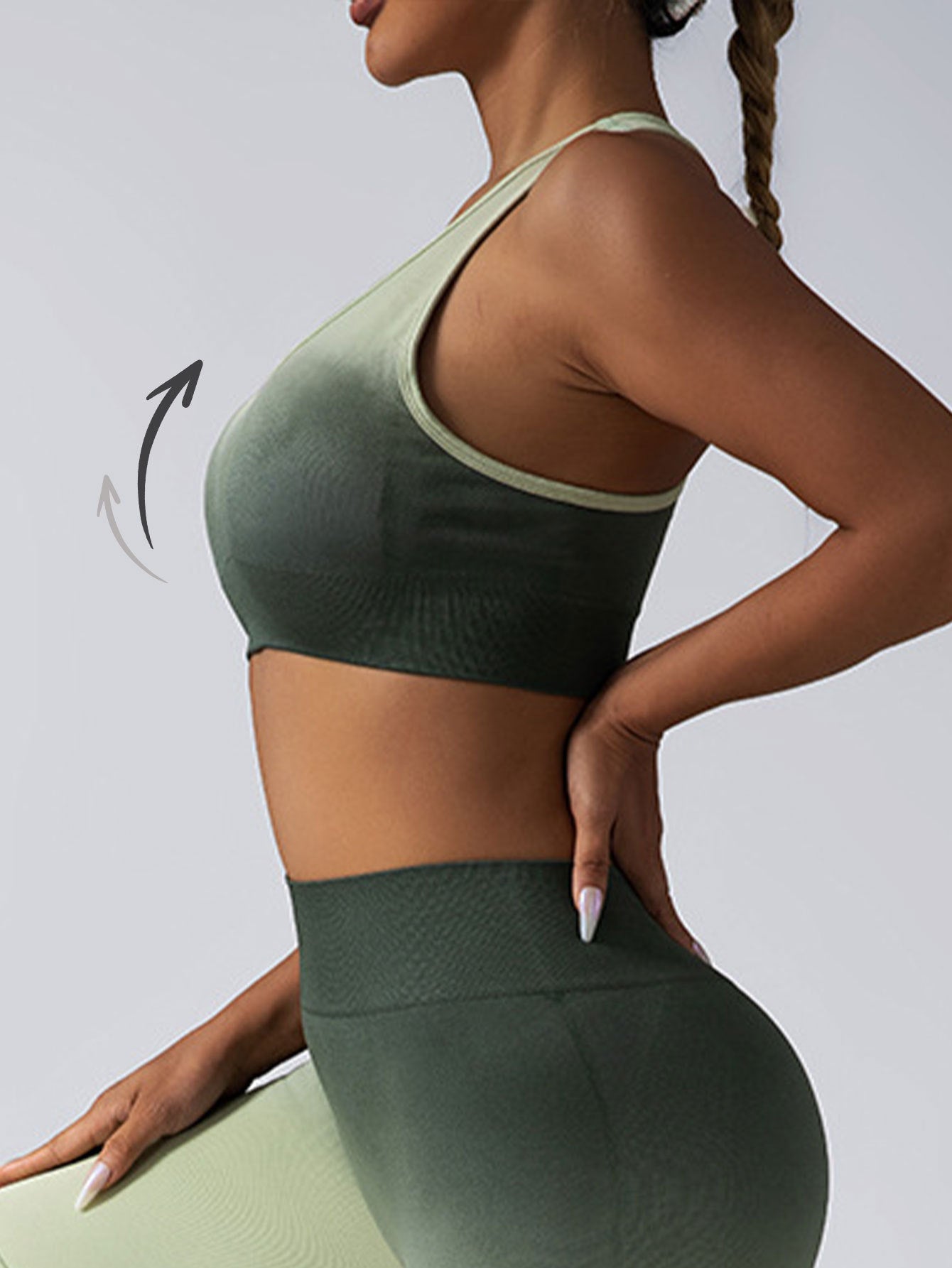 Lot de 2 soutiens-gorge de sport dos en Y pour femmes, bretelles fines spaghetti, soutiens-gorge d'entraînement, soutiens-gorge de yoga rembourrés sans armatures
