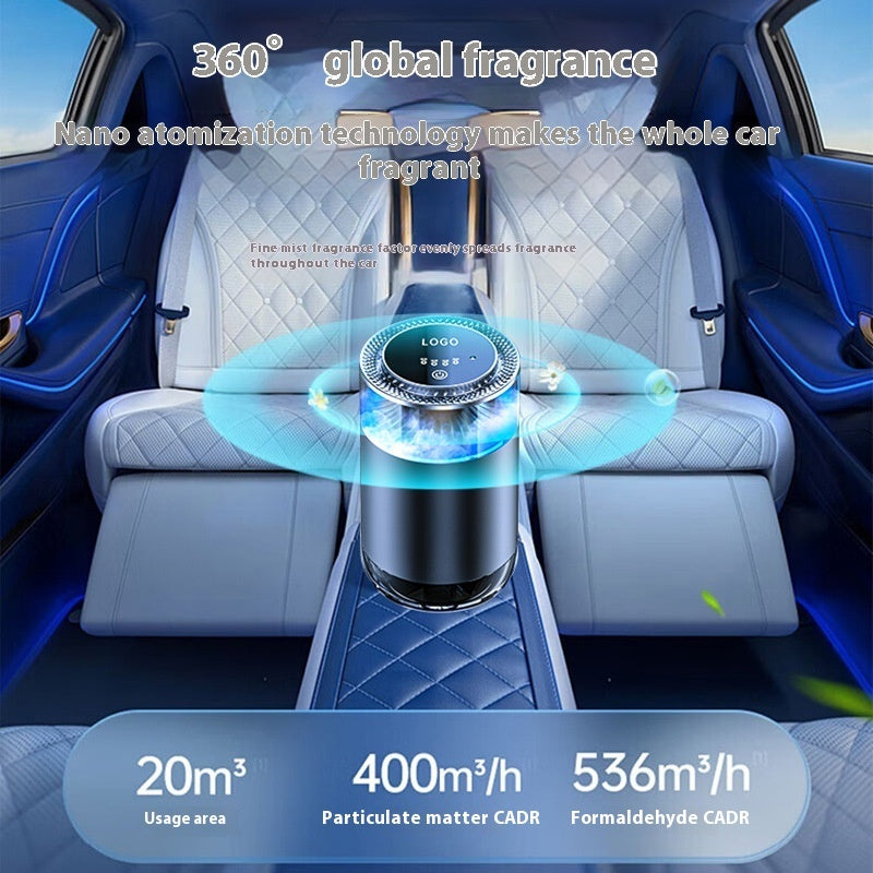 Diffuseur d'aromathérapie pour voiture, désodorisant, brume nuageuse, décoration automobile, parfum naturel, outil de décoration automobile pour camping-cars, camions, berlines