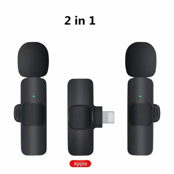 Microphone cravate sans fil, mini micro portable pour enregistrement audio et vidéo, pour iPhone, Android, batterie longue durée, diffusion en direct, jeux