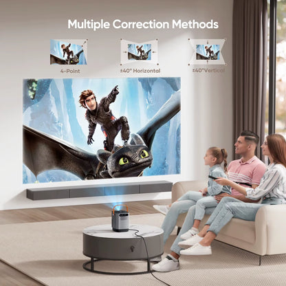 MINI Projector Portable 5G WIFI Bluetooth Projector 18000 Lumens 1080P Supported Home Theater Outdoor Proyector