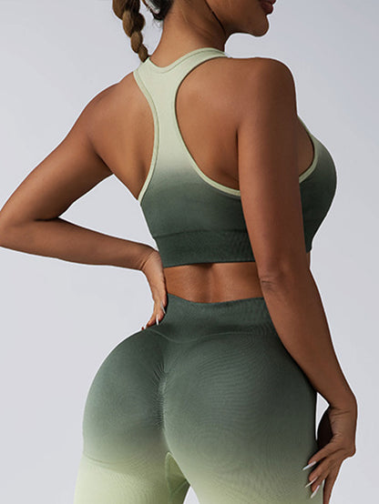 Lot de 2 soutiens-gorge de sport dos en Y pour femmes, bretelles fines spaghetti, soutiens-gorge d'entraînement, soutiens-gorge de yoga rembourrés sans armatures