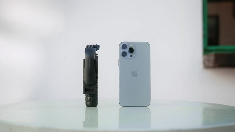 📸 Selfie Stick &amp; Trépied Compact en Aluminium – Tout-en-un avec Télécommande Sans Fil