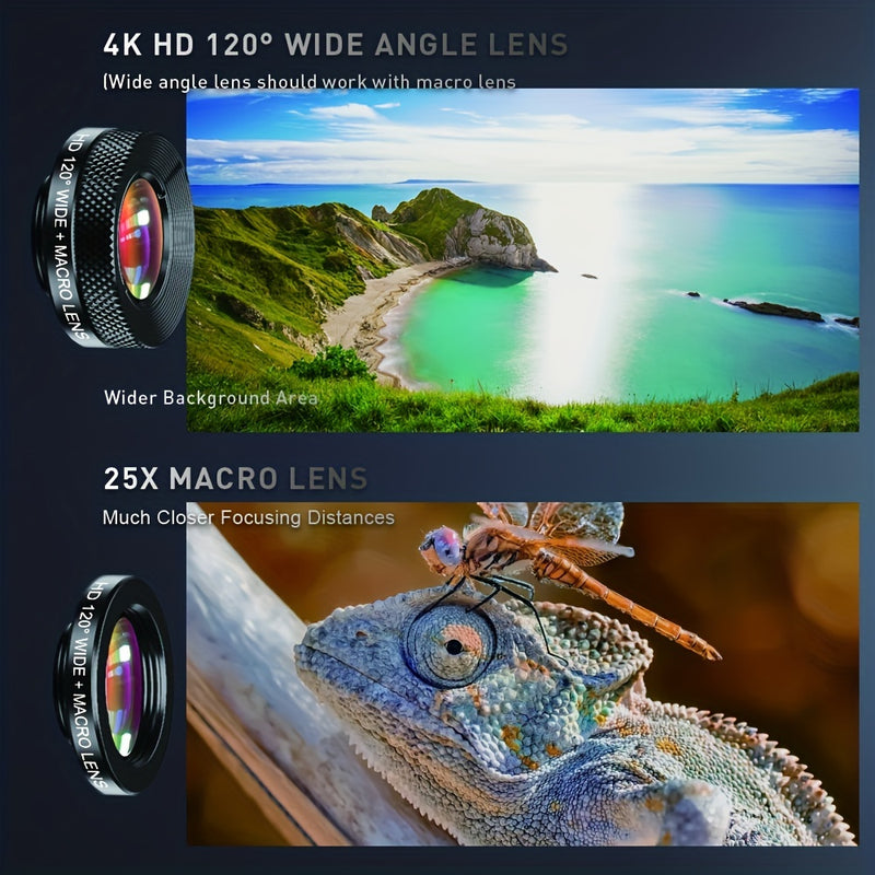 📸🔭 Kit APEXEL HD 22X Zoom – Transformez votre Smartphone en Caméra Pro !