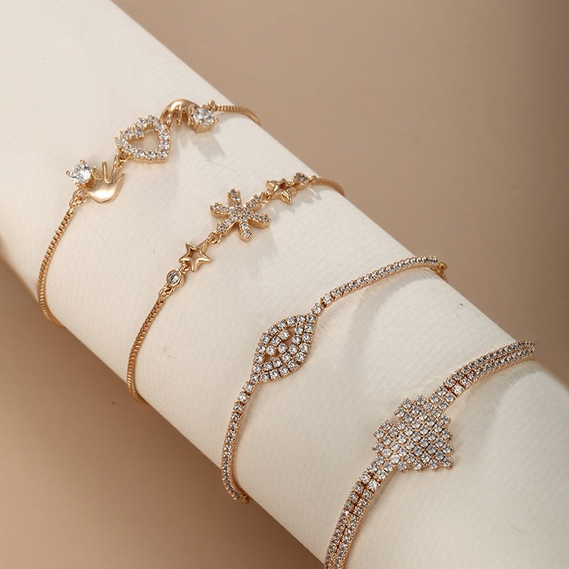 Bijoux à chaîne simple et tendance