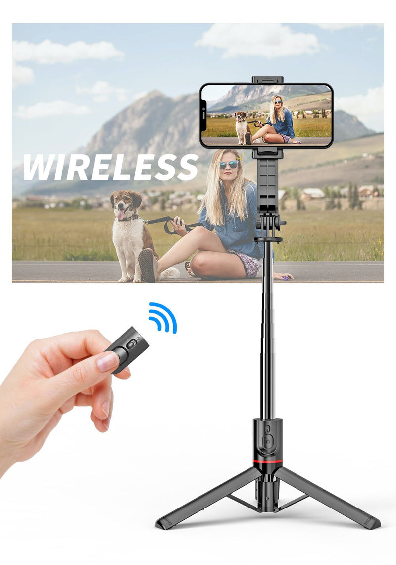 📸 Selfie Stick Trépied 3-en-1 – Capturez Chaque Instant avec Style !