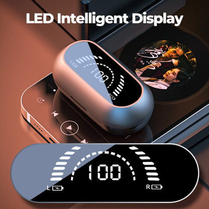 Casque d'écoute à conduction osseuse avec clip d'oreille, compatible Bluetooth 5.2, hi-fi, sans fil, tactile, mains libres, antibruit, avec micro