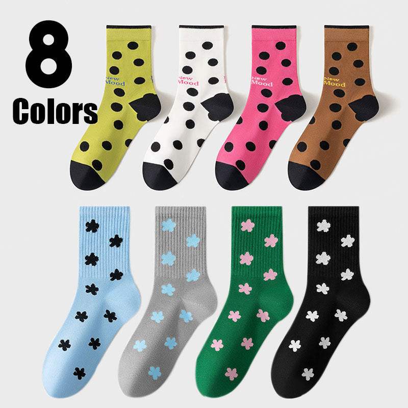 Lot de 8 paires de chaussettes colorées pour femme, résistantes aux odeurs, sans coutures et respirantes, pour la randonnée et la course à pied, avec coussinets de compression