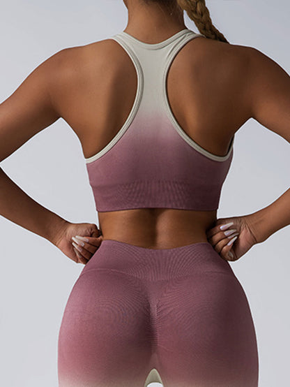 Lot de 2 soutiens-gorge de sport dos en Y pour femmes, bretelles fines spaghetti, soutiens-gorge d'entraînement, soutiens-gorge de yoga rembourrés sans armatures