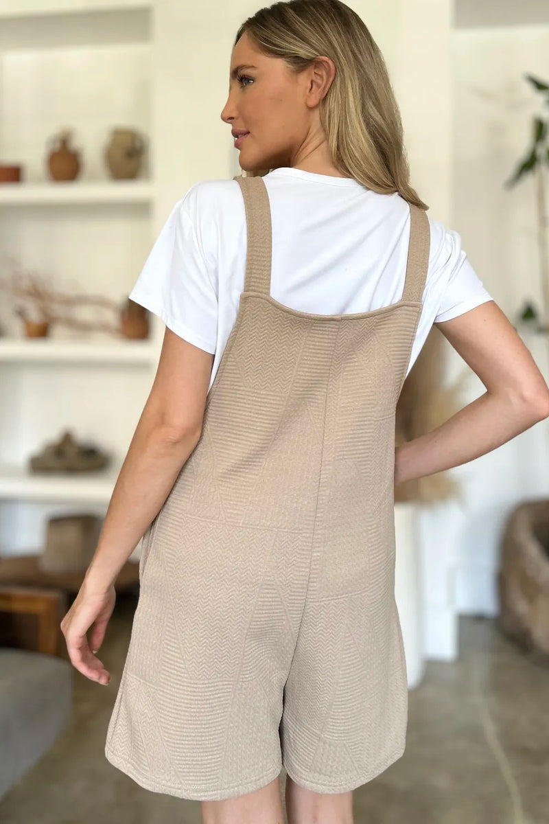 Combinaison sans manches texturée Double Take pleine taille