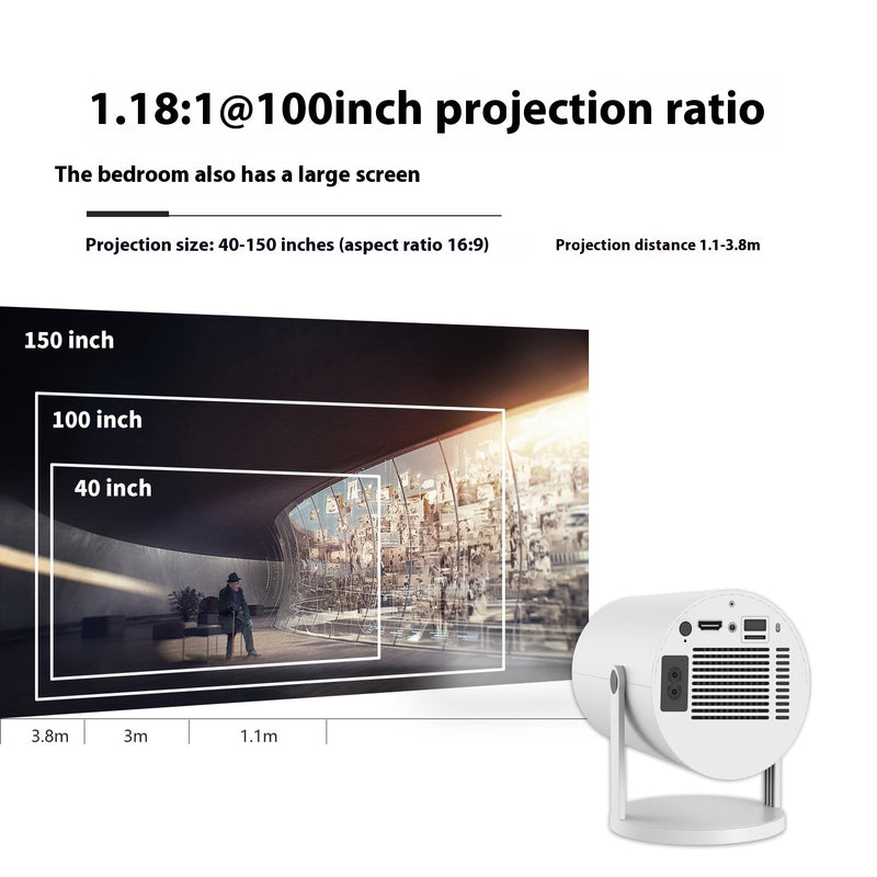 🎥🏠 Mini Projecteur Portable – Le Cinéma Chez Vous, Partout, Tout le Temps
