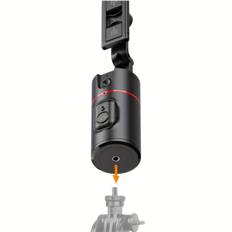 Trépied Auto Face Tracking – Votre Caméraman Personnel Support de caméra de téléphone 100 % intelligent, rotation à 360 °, support de suivi de téléphone intelligent avec contrôle gestuel à distance pour vlog, streaming, vidéo