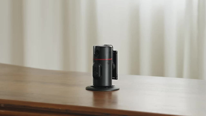Trépied Auto Face Tracking – Votre Caméraman Personnel Support de caméra de téléphone 100 % intelligent, rotation à 360 °, support de suivi de téléphone intelligent avec contrôle gestuel à distance pour vlog, streaming, vidéo