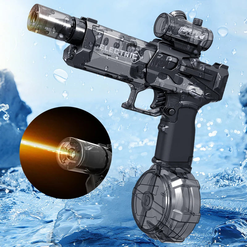 Pistolet à eau électrique Fire Rat, lumière froide, entièrement automatique, jouet d'été, divertissement sportif, cadeaux pour enfants, AC223