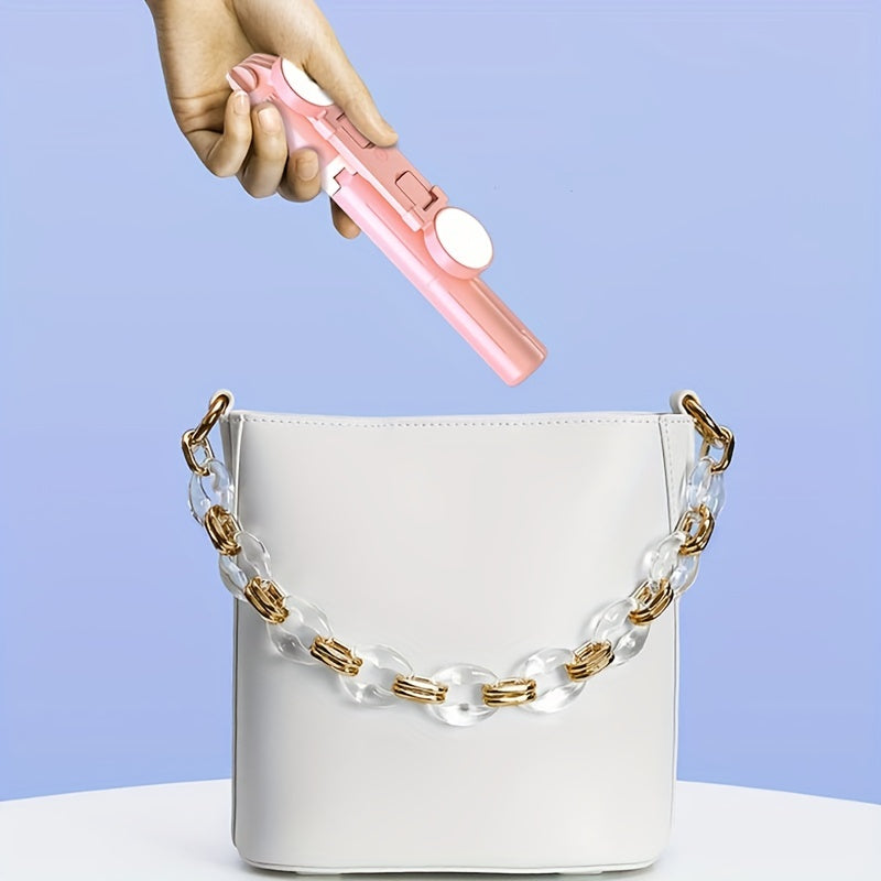 Perche à selfie télécommandée avec support pour téléphone portable, trépied de sol et éclairage de remplissage